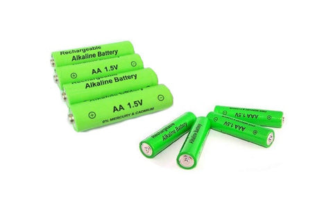 Mbushës elektrike për bateri me 4 AA dhe AAA 4 bateria rimbushëse,